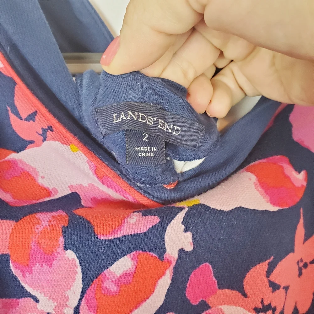Lands End floral print sleeveless dress - Picture 4 of 4